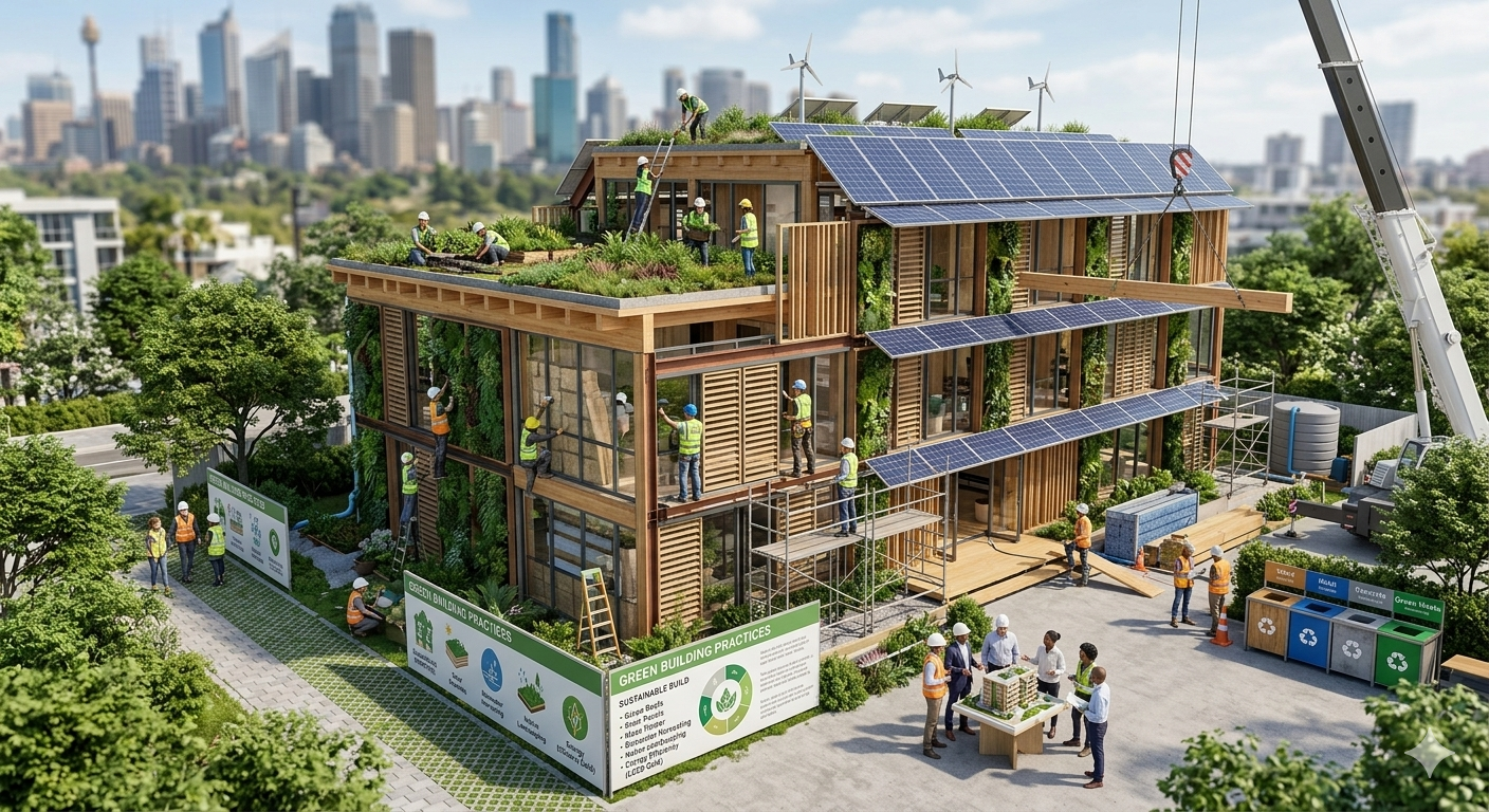 Sustainable and Green Building Practices: Transforming Modern Construction